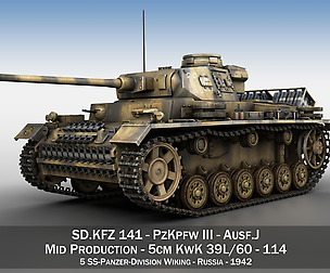 PzKpfw III - Panzerkampfwagen 3 - Ausf.J - 114