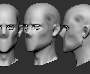 Male sketch base
