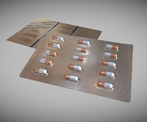 Capsule blister pack 3D model