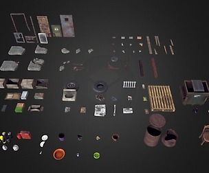 Rubble Debris Trash Pack