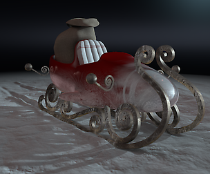 Sleigh Santa Claus