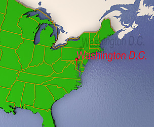 Washington DC map