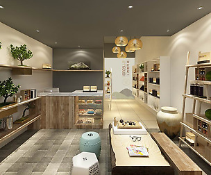 Shopping Malls - Shops - Tea Shops 321