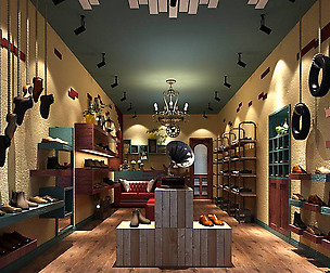 Shopping Mall - Shop - Shoe Store 06