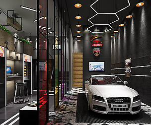 Shop - Commercial - Automotive showroom-9415