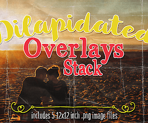 Grunge Dilapidated Overlays Stack