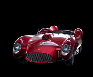 Ferrari 250 Testa Rossa with inerior and engine