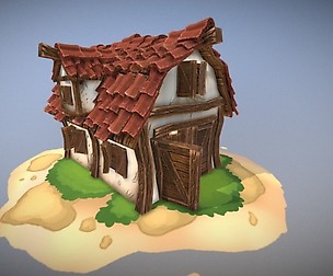 Stylized Barn