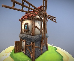 Stylized Mill