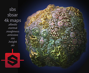 Coral Reef Tileable PBR Material