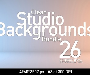 26 Clean Studio Backgrounds Bundle