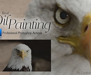 Real Oil Painting Photoshop Actions