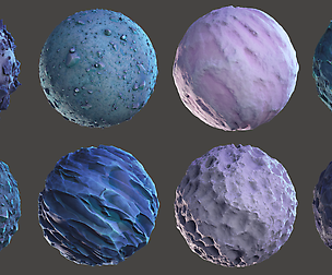 Stylized Alunar Materials