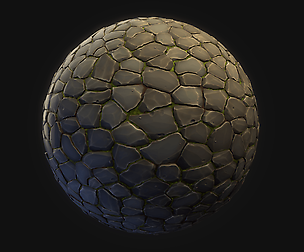 Substance Stylized Stone Floor
