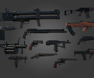 Military Weapon Pack Guns