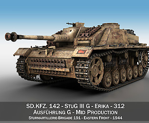 StuG III - Ausf.G - 312 - Mid Production