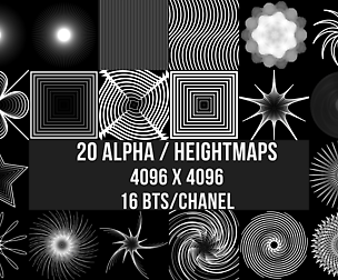 20 Alpha / heightmaps