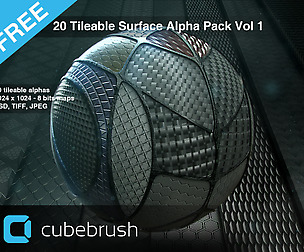 20 Free Samples Tileable Surface Alpha Pack Vol 1