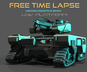 Creating concepts in 3DCoat - Free timelapse