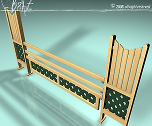 Horse Jump green