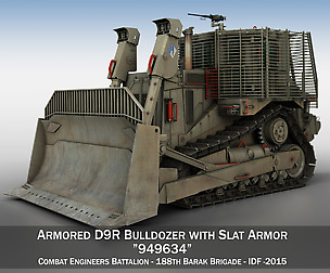 Armored D9R Bulldozer - 949634 - IDF