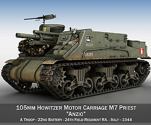 M7 Priest - Anzio