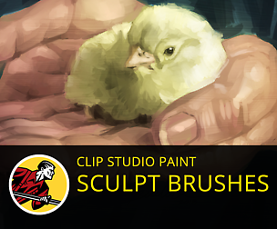 Clip Studio Paint: Sculpt Brushes