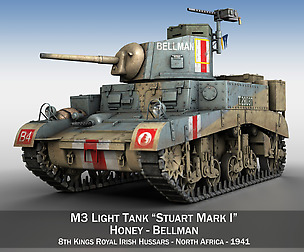 M3 Light Tank Honey - Bellman