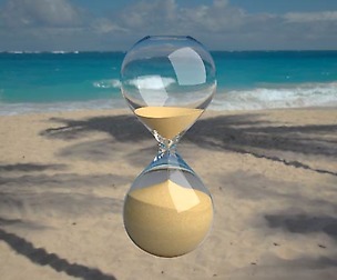 Sand glas, hourglass