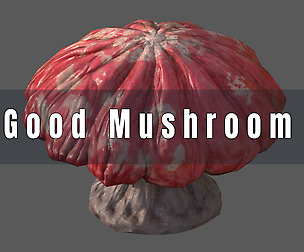 Good Mushroom - PBR - Game Assets - Props
