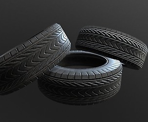 Good Tire - Tires - PBR - Game Assets - Props