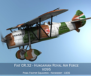 Fiat CR.32 - Hungarian Royal Air Force - V095