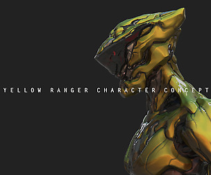 YELLOW Ranger Remake Zbrush/Keyshot Tutorial