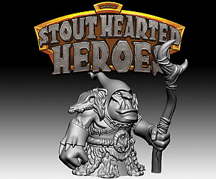 STOUT HEARTED HEROES - Orc Shaman