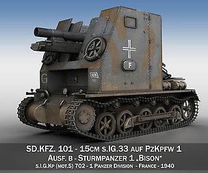 Sturmpanzer1 - Bison - 1PzDiv