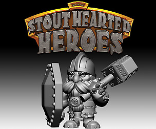 STOUT HEARTED HEROES - DWARF Shield Bearer