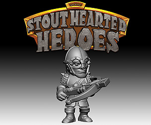 STOUT HEARTED HEROES CastleGuard: Mounted Knight