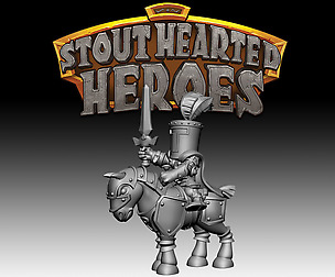STOUT HEARTED HEROES CastleGuard: Mounted Knight