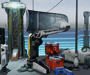 Sci-Fi Props Exterior Pack
