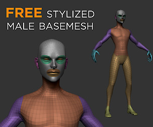 Stylized Male Basemesh