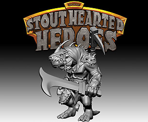 STOUT HEARTED HEROES - Lizardman Strider
