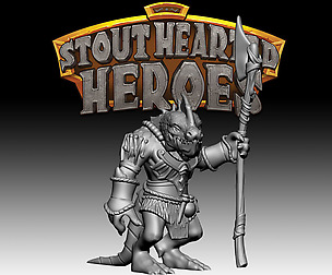 STOUT HEARTED HEROES - Lizardman Mystic