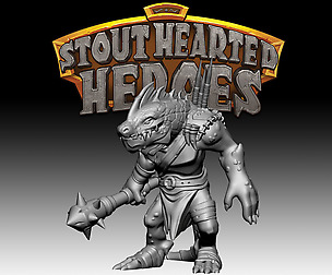 STOUT HEARTED HEROES - Lizardman Guardian