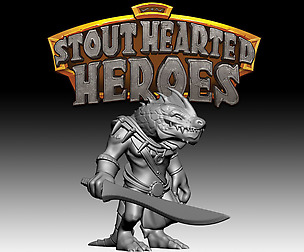 STOUT HEARTED HEROES - Lizardman Flayer