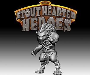 STOUT HEARTED HEROES - Gnoll Warcaster