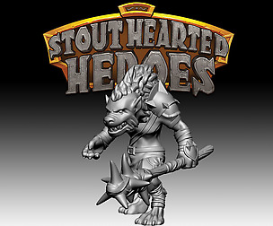 STOUT HEARTED HEROES - Gnoll Ravager