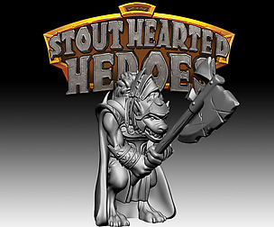 STOUT HEARTED HEROES - Gnoll Commander