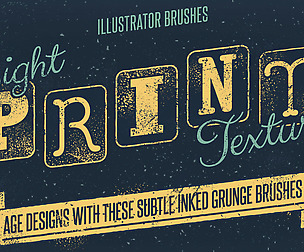 Light Print Texture Brushes