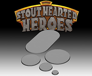 STOUT HEARTED HEROES - Miniature Bases