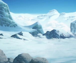 Snowy Mountain Parallax Background
